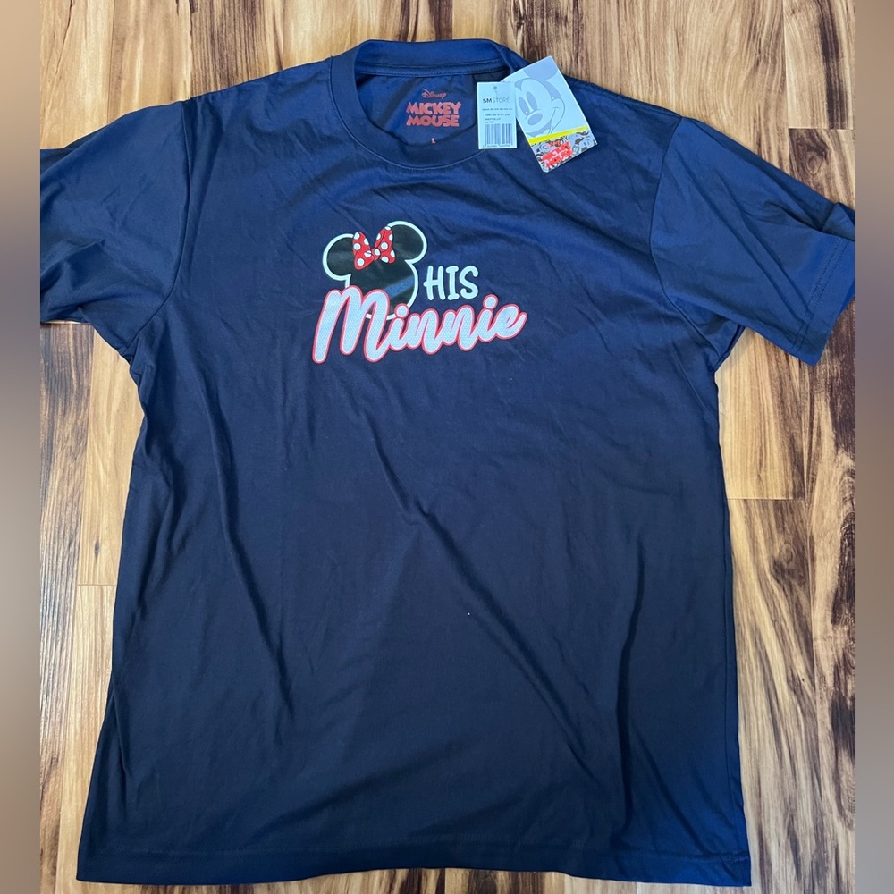 DISNEY “HIS MINNIE” Tshirt Size L